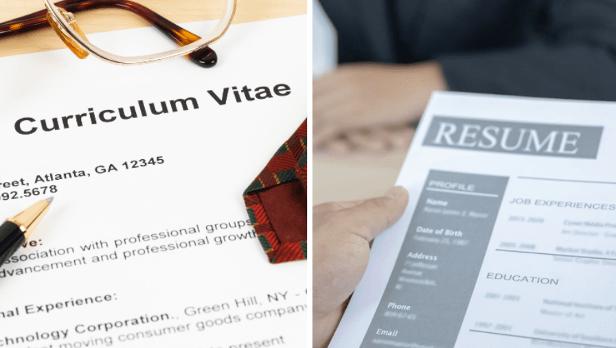 CV vs resume